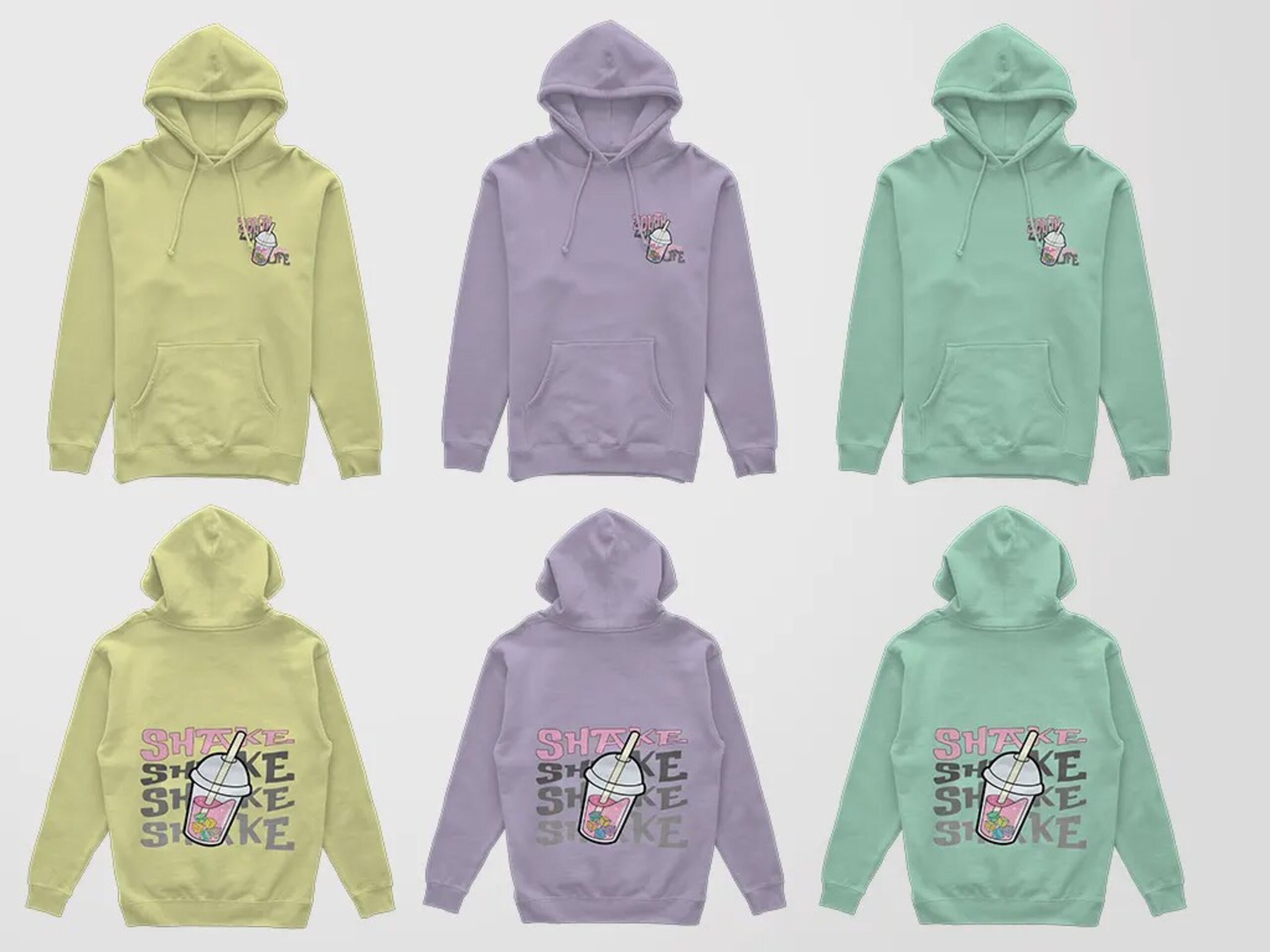 SUDADERA SHAKE PASTEL - 3