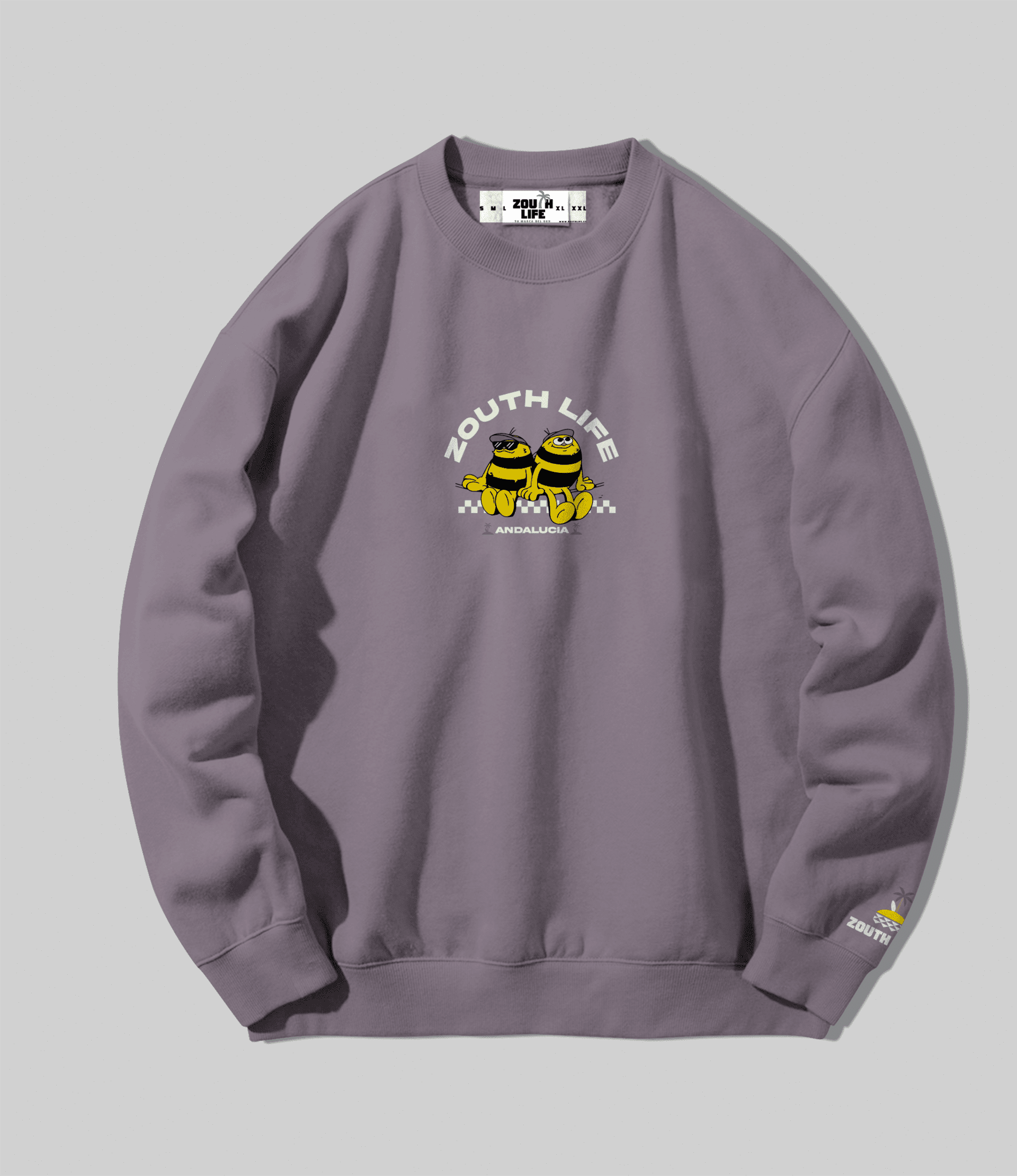 SUDADERA CREW BEE OUT OFFICE - 3