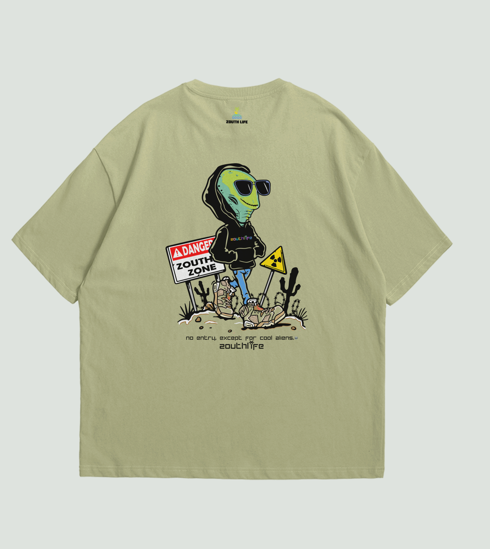 CAMISETA OVERSIZE ZOUTHY ALIEN - 4
